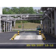 Cân ô tô điện tử sàn nổi 60/80/100 tấn Hàn Quốc